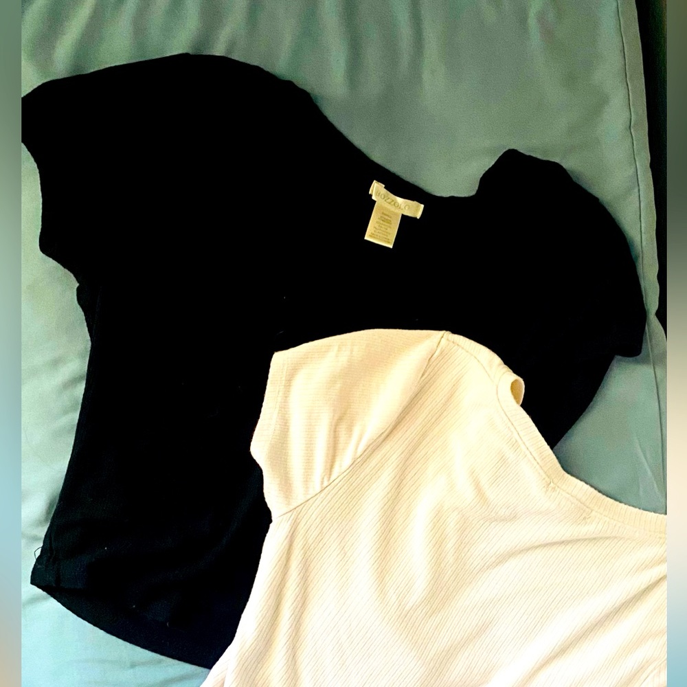 2 peice ribbed cropped tanks